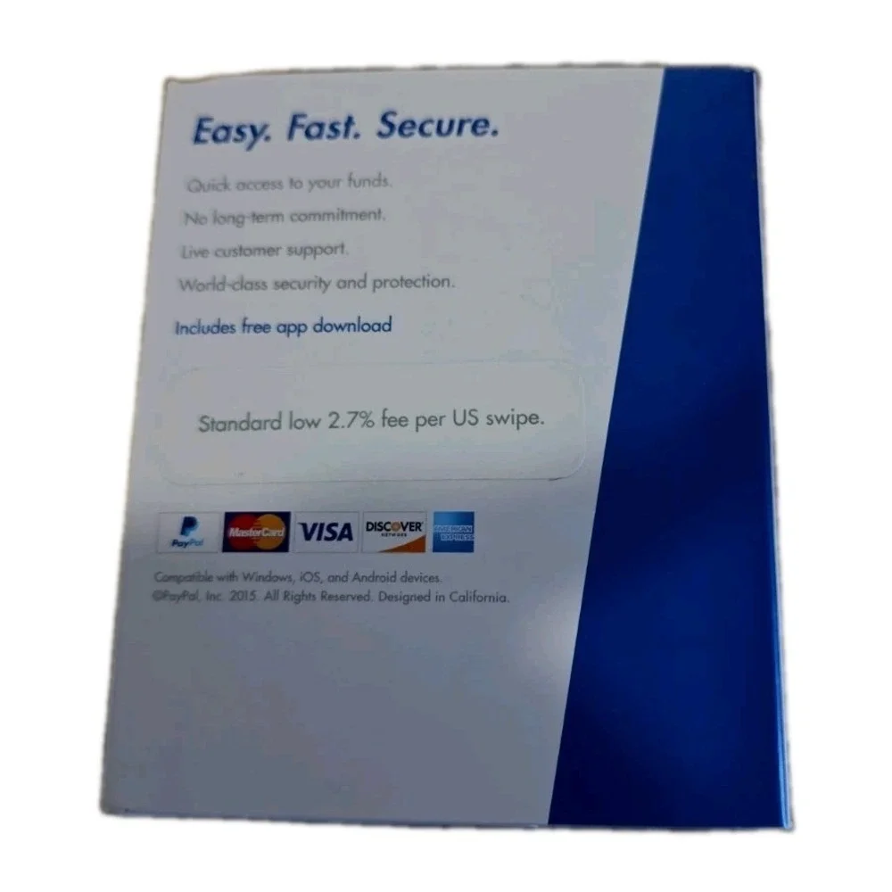 PayPal Here Mobile Credit Card Reader POS Terminal with Box.